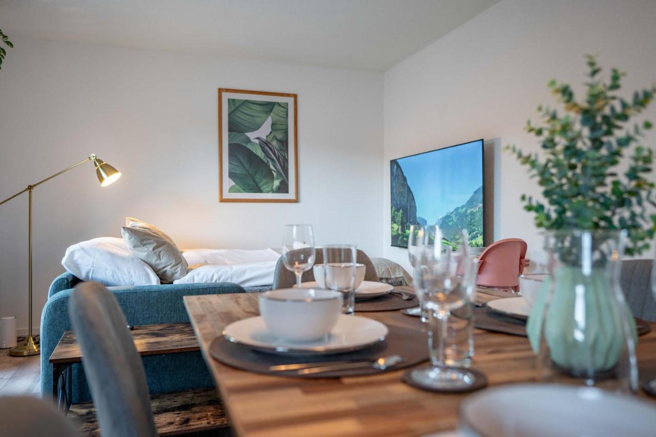 Moderne Wohnung Mit Parkplatz - Top Floor オスターミュンディゲン エクステリア 写真